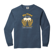 Load image into Gallery viewer, Here For The Beer and Camping Long Sleeve
