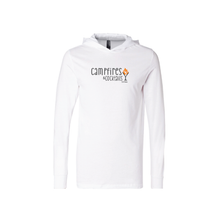 Load image into Gallery viewer, Campfires &amp; Cocktails Hooded Long Sleeve Pullover
